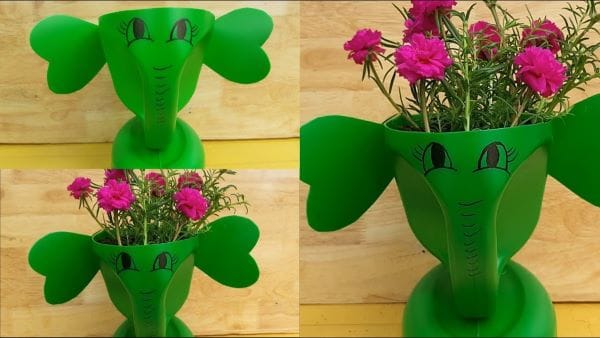 Cách làm con voi từ chai nhựa
