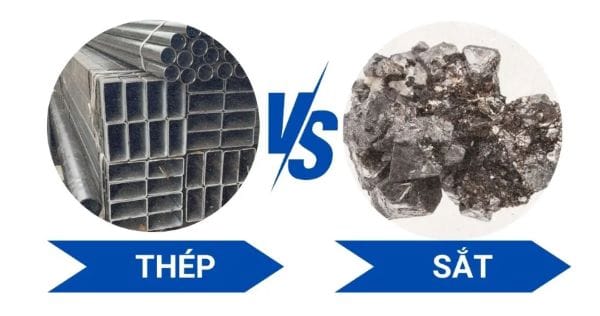 Sắt và thép có giống nhau không?