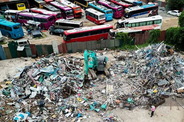 Bãi phế liệu là nơi tập trung và phân loại các chất đã qua sử dụng