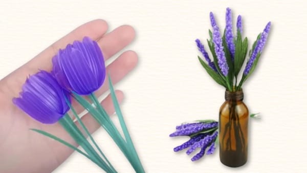 Cách làm hoa nhựa trang trí