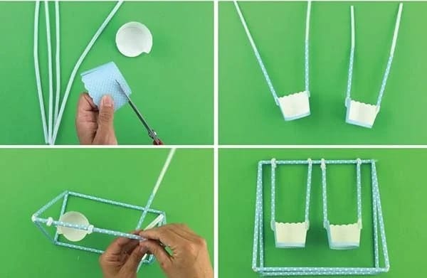 Mô hình xích đu trang trí bàn làm việc