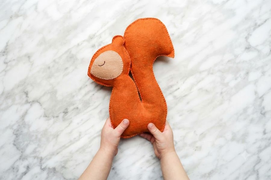 Độc đáo với cách làm gấu bông làm bằng vải cứng