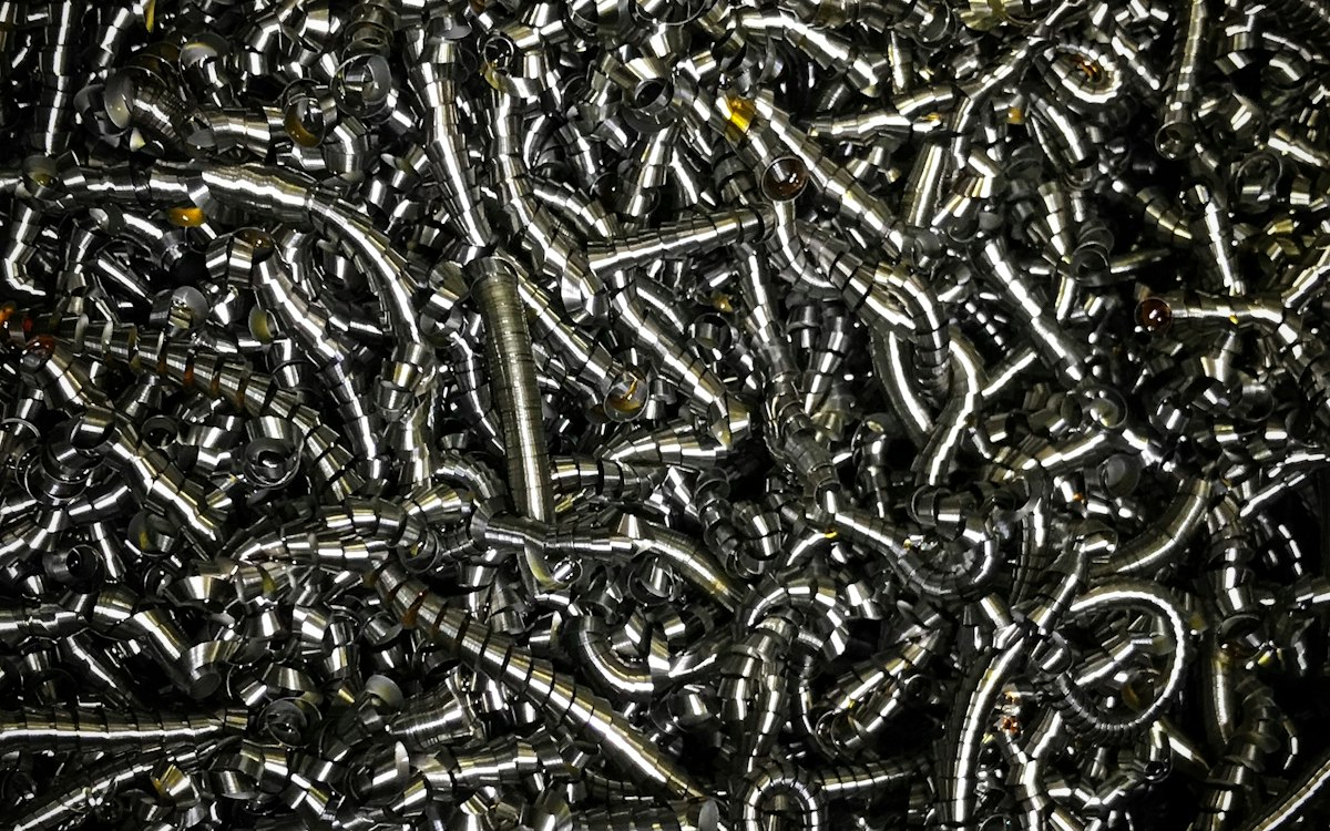 Phoi inox, vụn inox sáng bóng